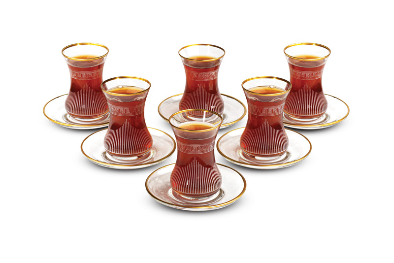 Versace Gravürlü Çay Seti